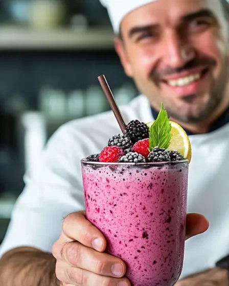 recette Smoothie Canneberge Poire Citron