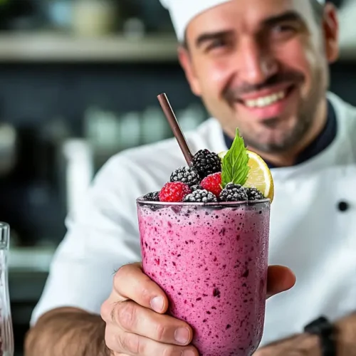 recette Smoothie Canneberge Poire Citron