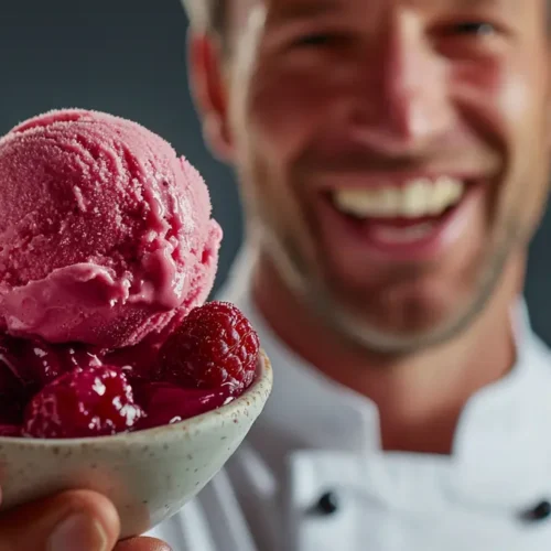 recette sorbet framboise