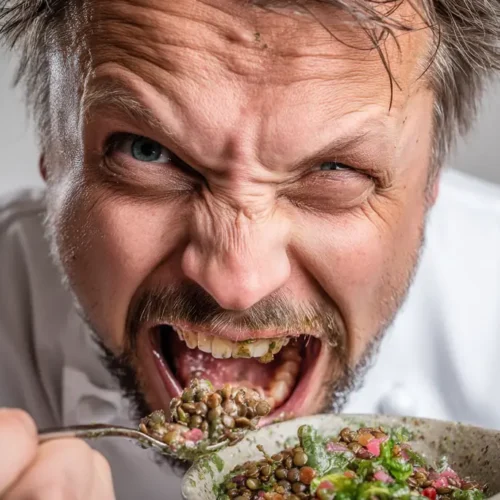 salade de lentilles corail