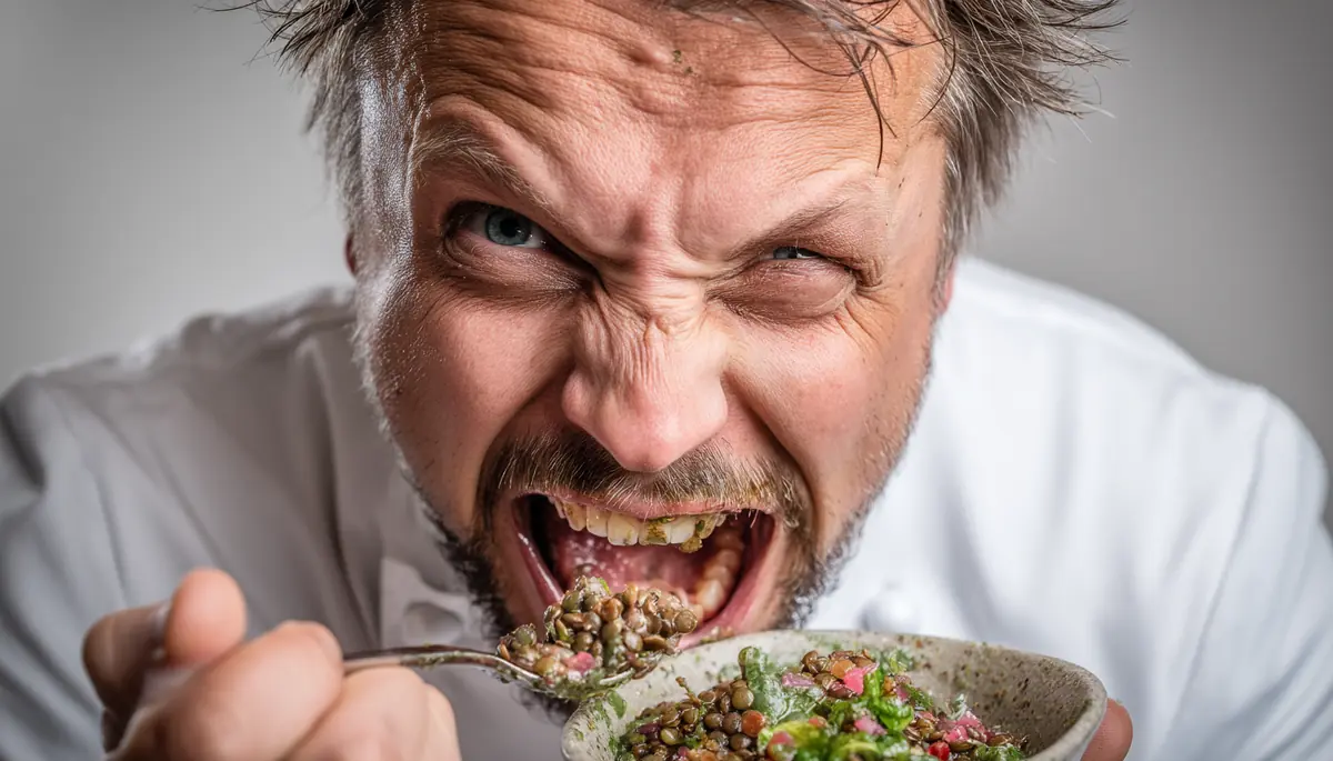 salade de lentilles corail